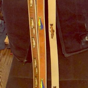 Three guy Harvey belts